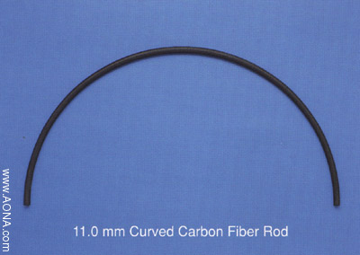 Curved Carbon Fiber Rod