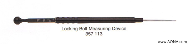 Locking Bolt Measuring Device-357.113