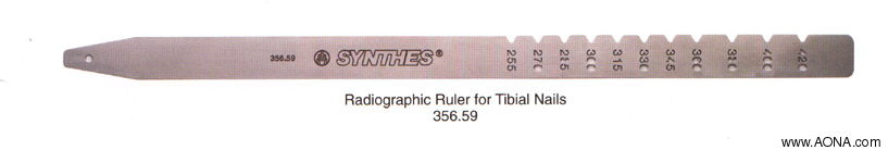 Radiographic Ruler