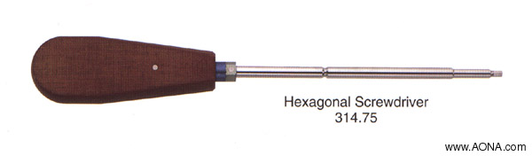 hexagonal screwdriver