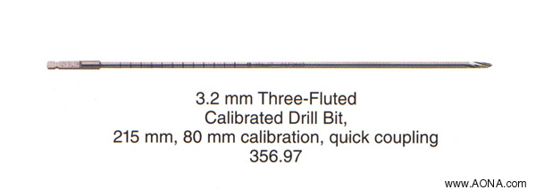 calibrated drill bit