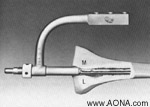 medial placement of insertion handle